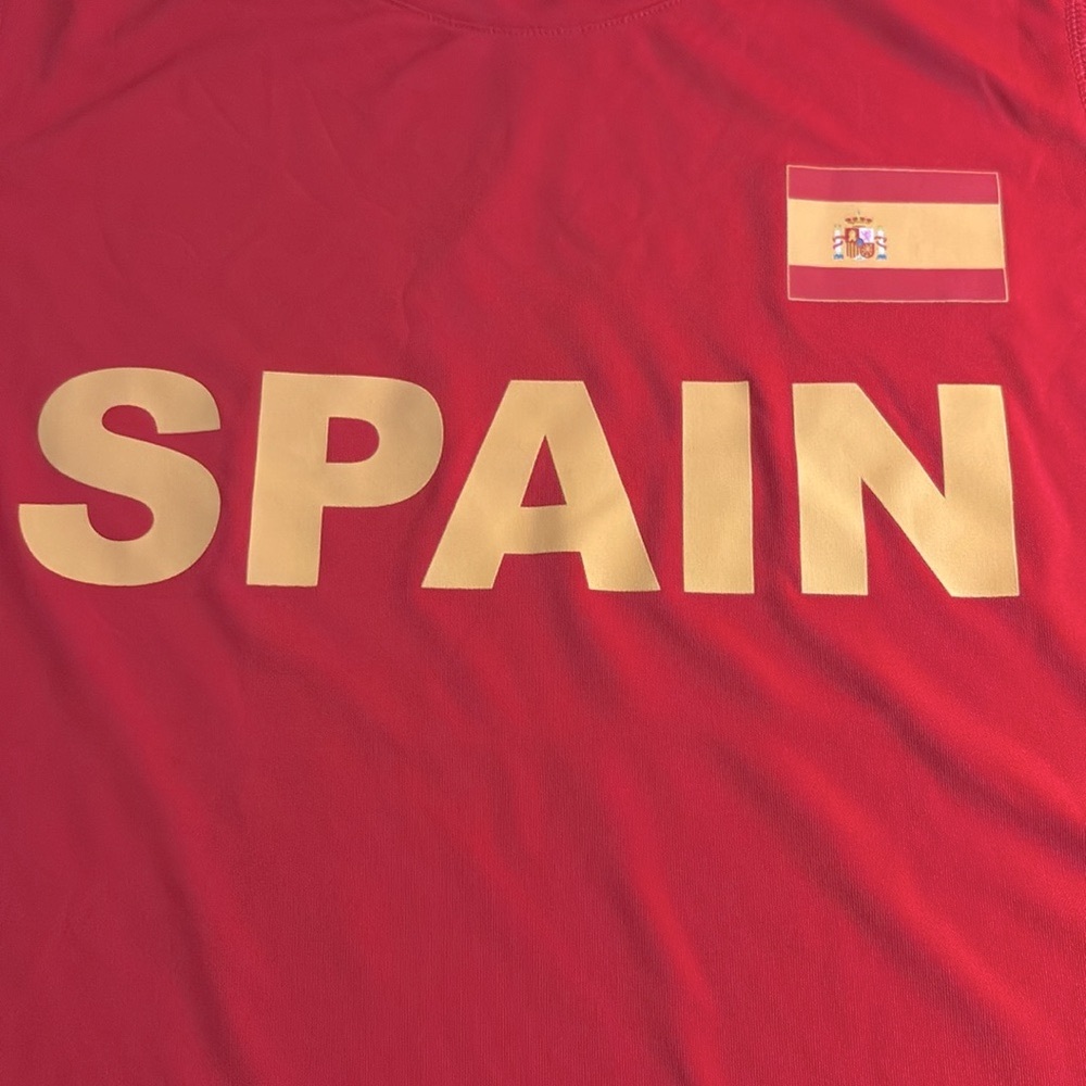 ❌SOLD❌ NWT [Gen2] Spain World Cup Soccer Performance Shirt Youth M 10/12 - Picture 4 of 9